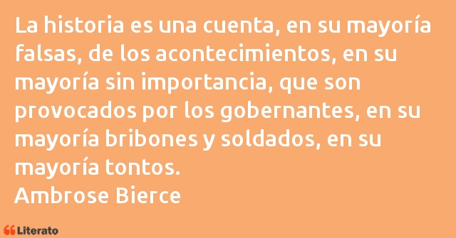 Frases de Ambrose Bierce