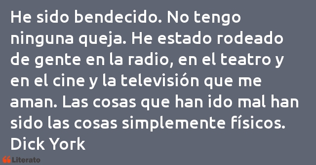 Frases de Dick York