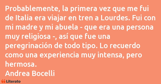 Frases de Andrea Bocelli