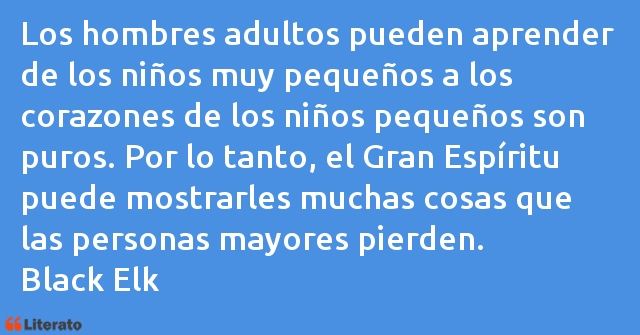 Frases de Black Elk