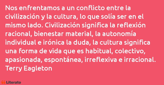 Frases de Terry Eagleton