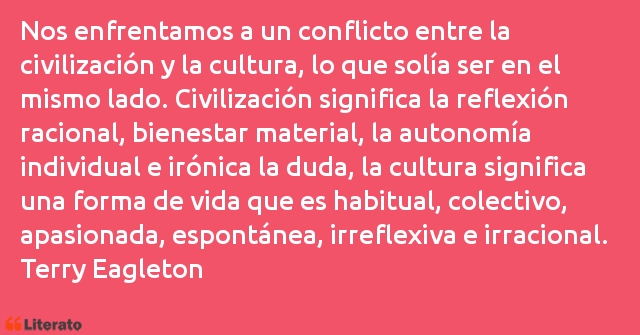 Frases de Terry Eagleton