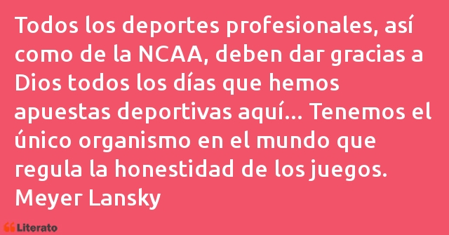 Frases de Meyer Lansky