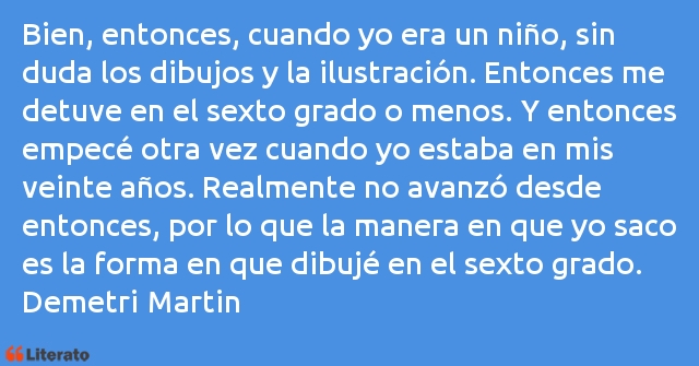 Frases de Demetri Martin