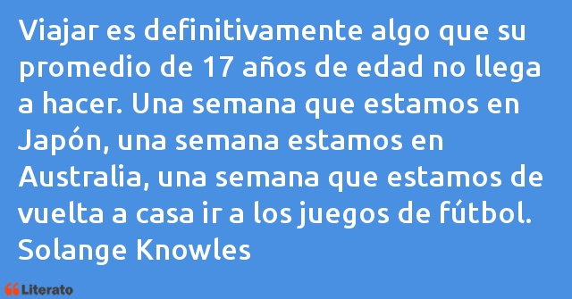 Frases de Solange Knowles