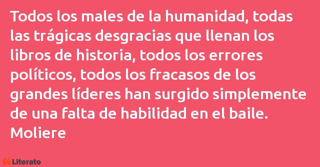 Frases de Moliere