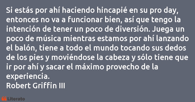 Frases de Robert Griffin III