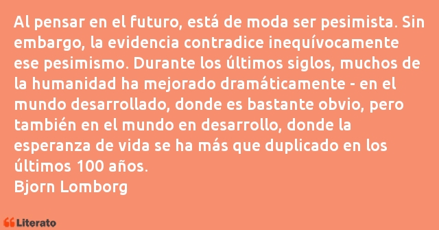 Frases de Bjorn Lomborg