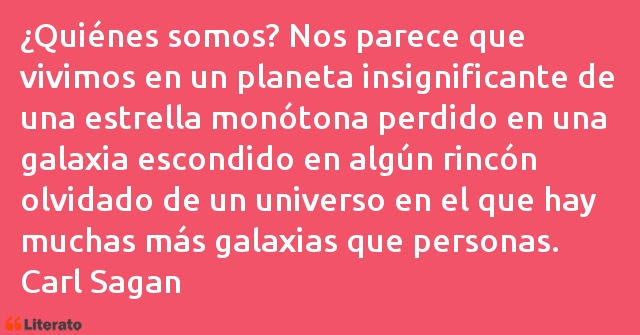 Frases de Carl Sagan