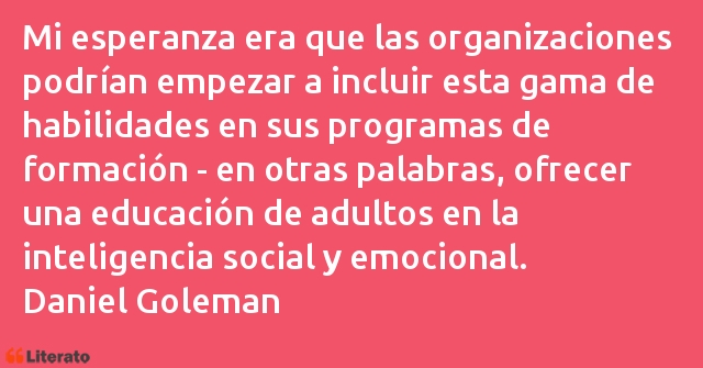 Frases de Daniel Goleman