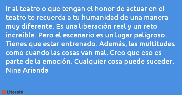 Frases de Nina Arianda