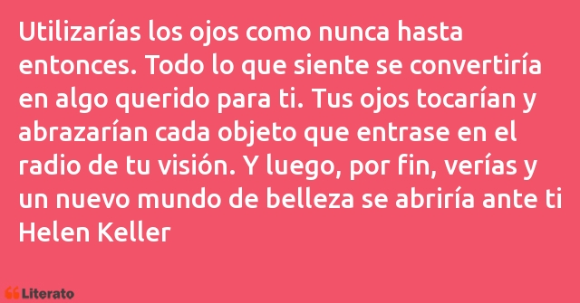 Frases de Helen Keller