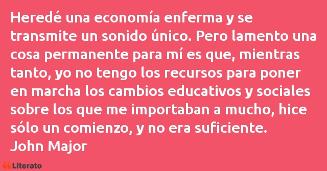 Frases de John Major