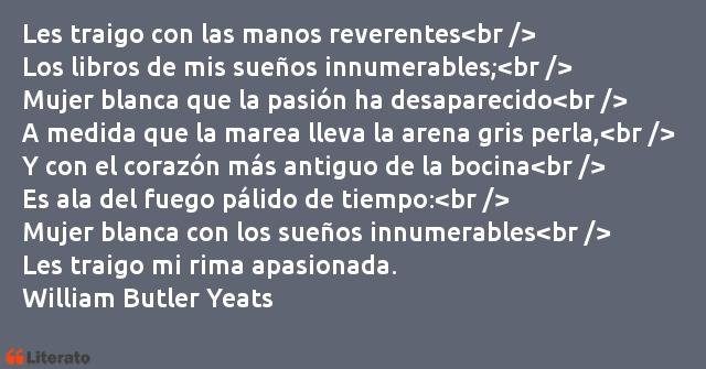 Frases de William Butler Yeats