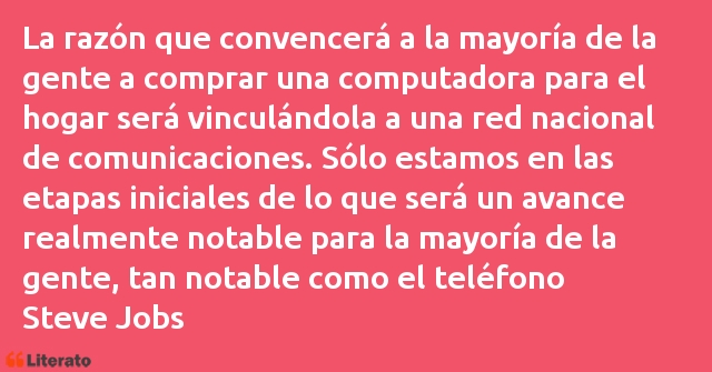 Frases de Steve Jobs