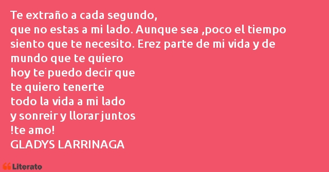 Frases de GLADYS LARRINAGA