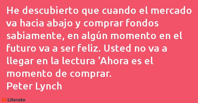 Frases de Peter Lynch