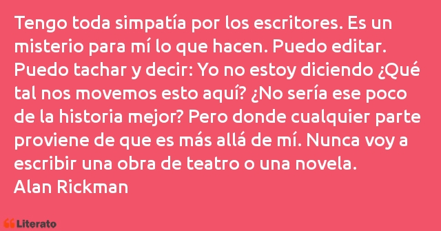 Frases de Alan Rickman