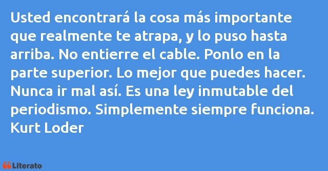 Frases de Kurt Loder