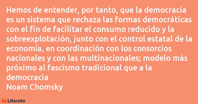 Frases de Noam Chomsky