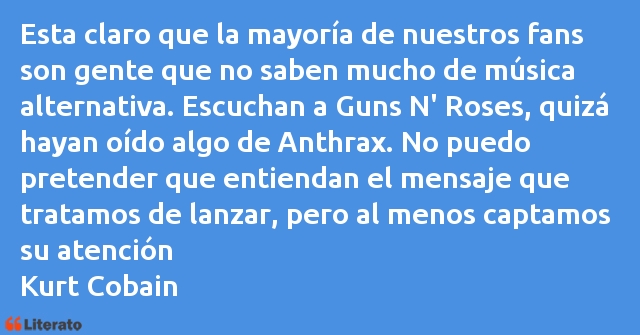 Frases de Kurt Cobain