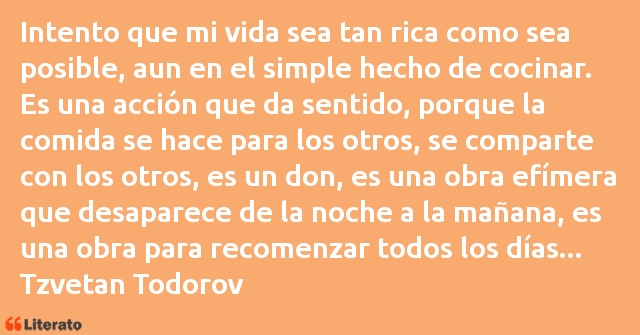 Frases de Tzvetan Todorov