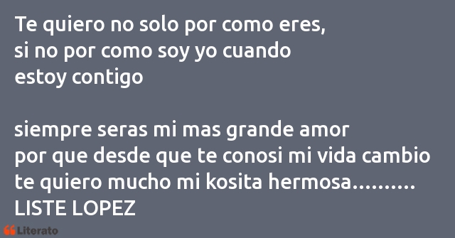 Frases de LISTE LOPEZ