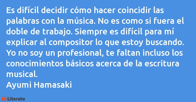 Frases de Ayumi Hamasaki