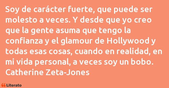 Frases de Catherine Zeta-Jones