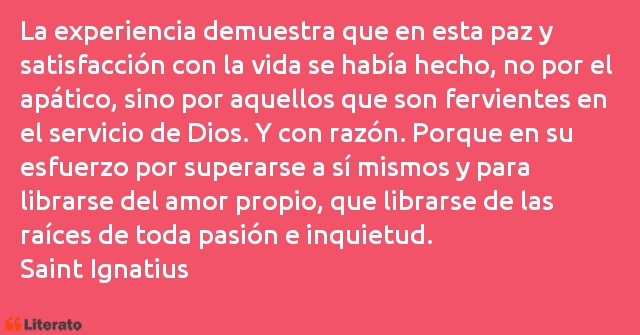 Frases de Saint Ignatius