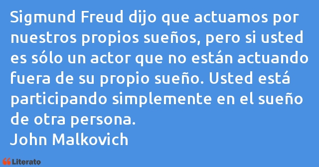 Frases de John Malkovich