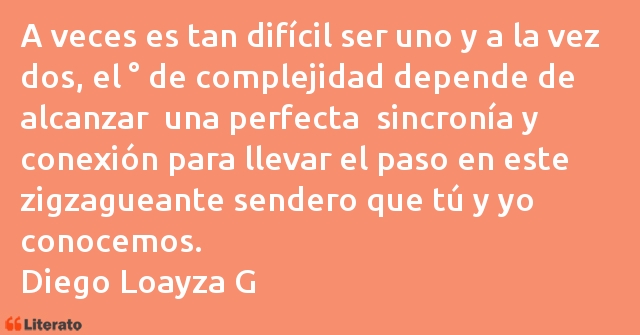 Frases de Diego Loayza G