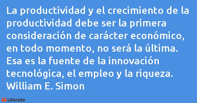 Frases de William E. Simon