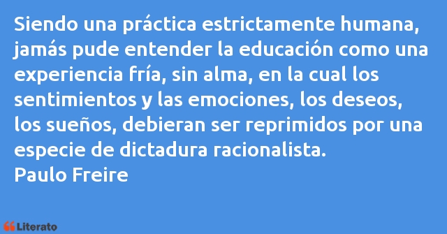 Frases de Paulo Freire