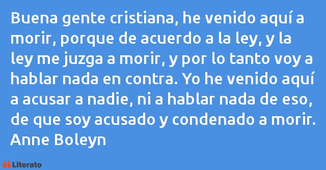 Frases de Anne Boleyn