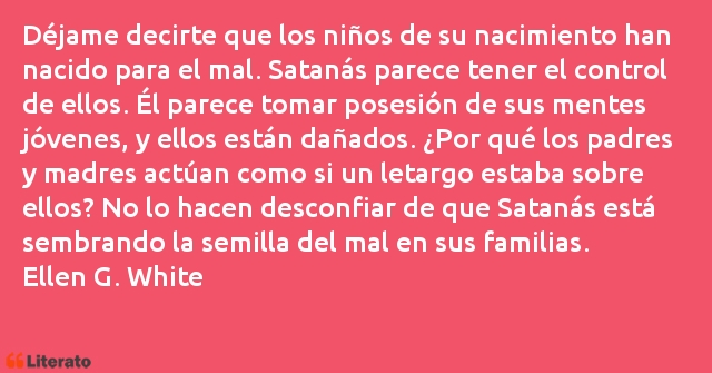 Frases de Ellen G. White