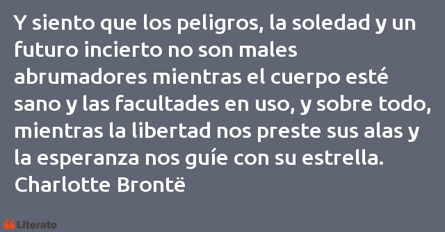 Frases de Charlotte Brontë