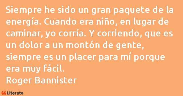 Frases de Roger Bannister