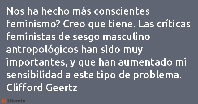 Frases de Clifford Geertz