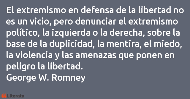 Frases de George W. Romney