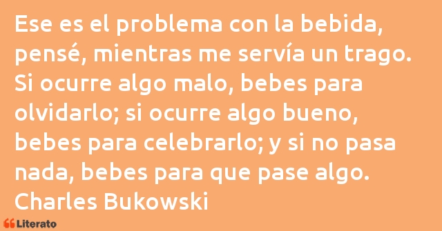 Frases de Charles Bukowski