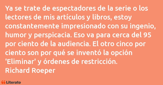 Frases de Richard Roeper