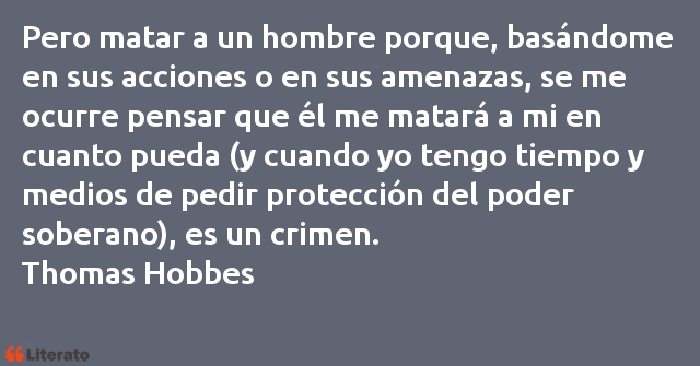 Frases de Thomas Hobbes