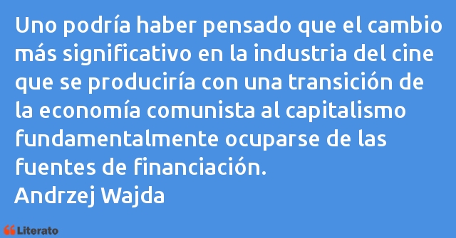 Frases de Andrzej Wajda