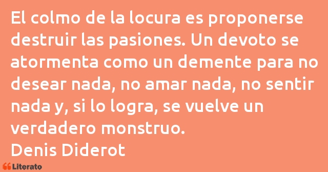 Frases de Denis Diderot