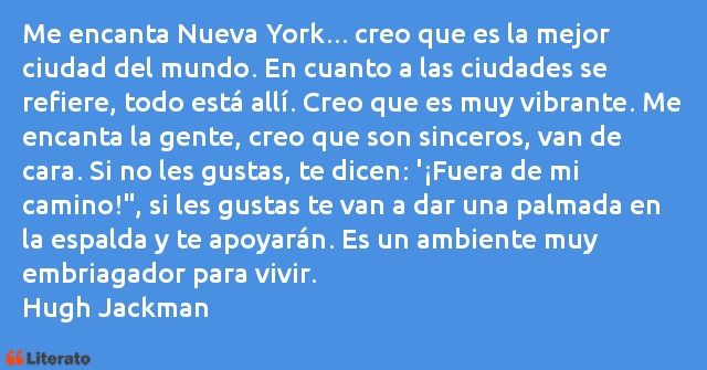 Frases de Hugh Jackman