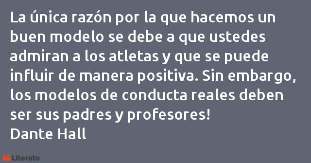 Frases de Dante Hall