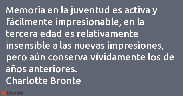 Frases de Charlotte Bronte