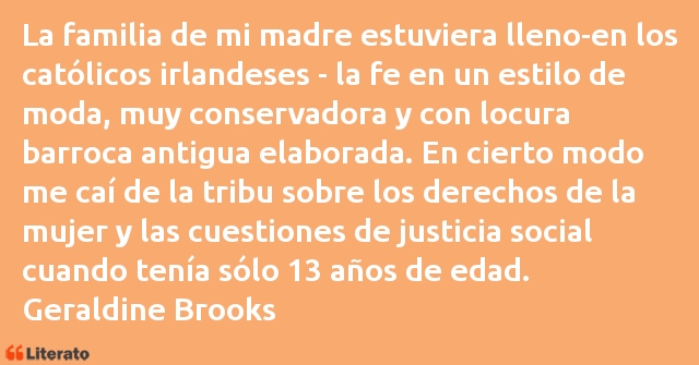 Frases de Geraldine Brooks