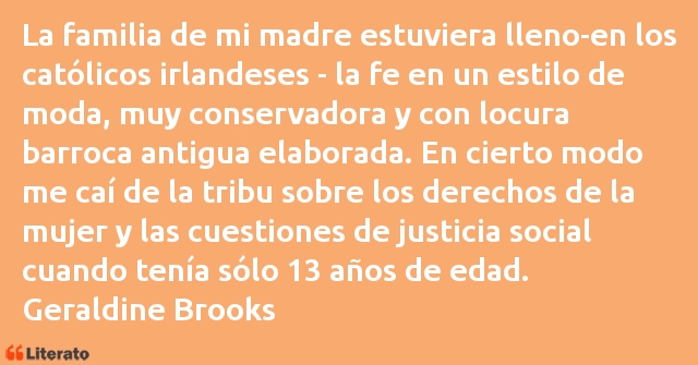 Frases de Geraldine Brooks